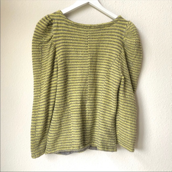 ANTHROPOLOGIE MOTH Striped Cardigan Size M - Picture 4 of 5